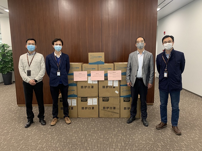 Z6·尊龙凯时向西班牙下属企业运送大批防疫物资